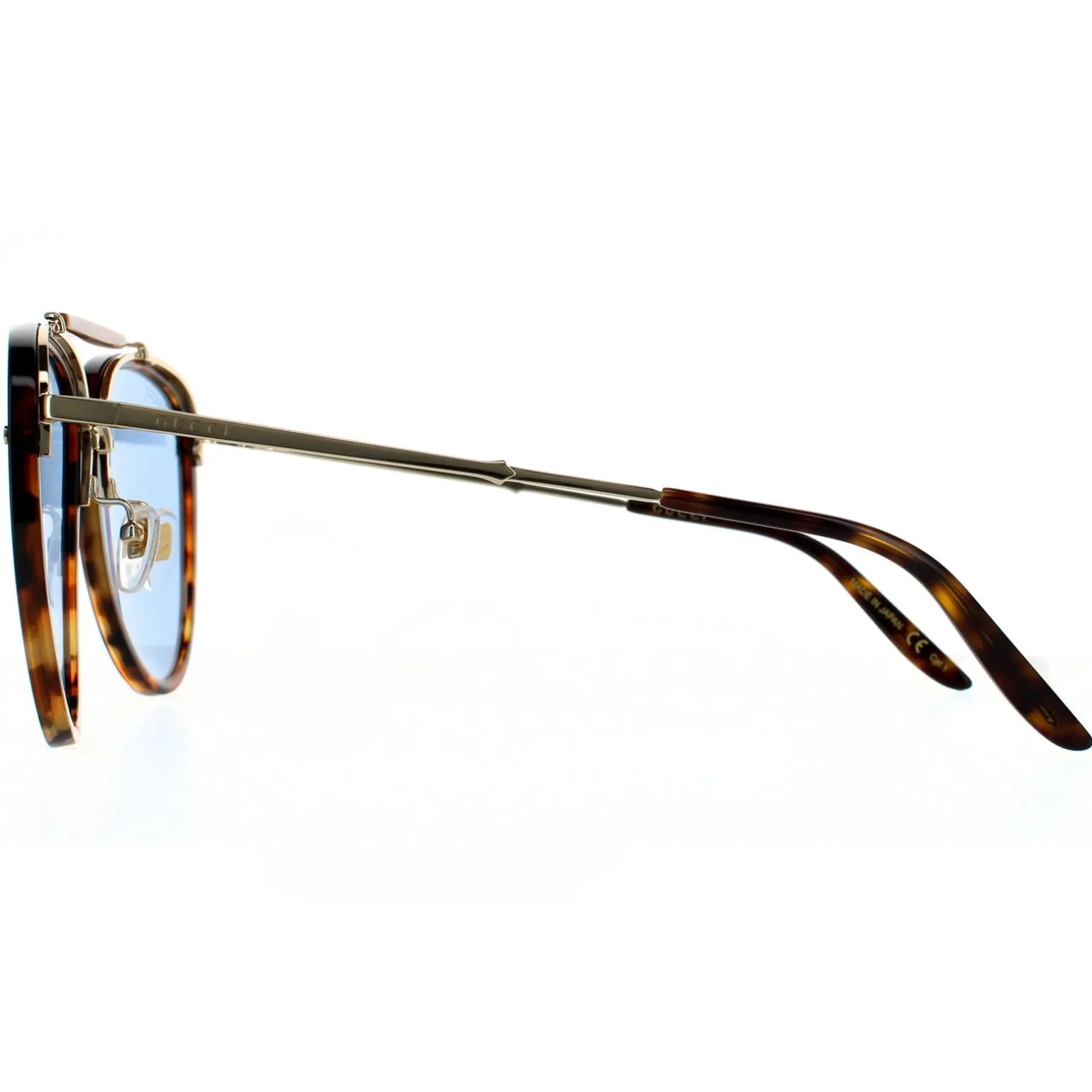 Gucci Sunglasses GG0672S 004 Havana Blue