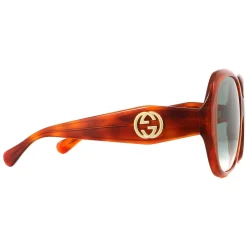 Gucci Sunglasses GG0796S 003 Havana Blue Gradient