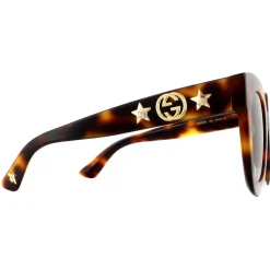 Gucci Sunglasses GG0208S 003 Havana Brown Gradient
