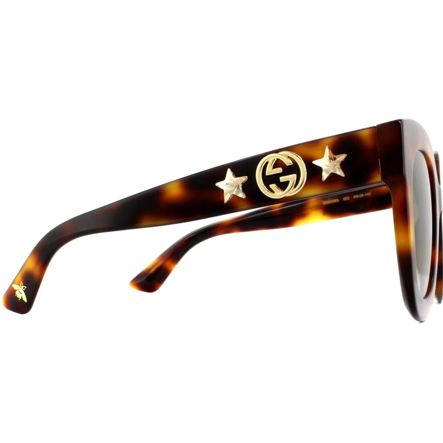 Gucci Sunglasses GG0208S 003 Havana Brown Gradient