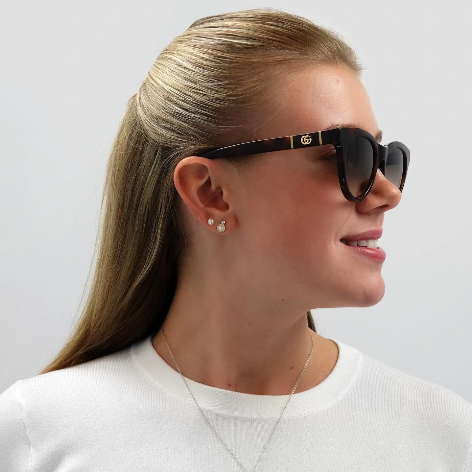 Gucci Sunglasses GG0763S 002 Havana Brown Gradient