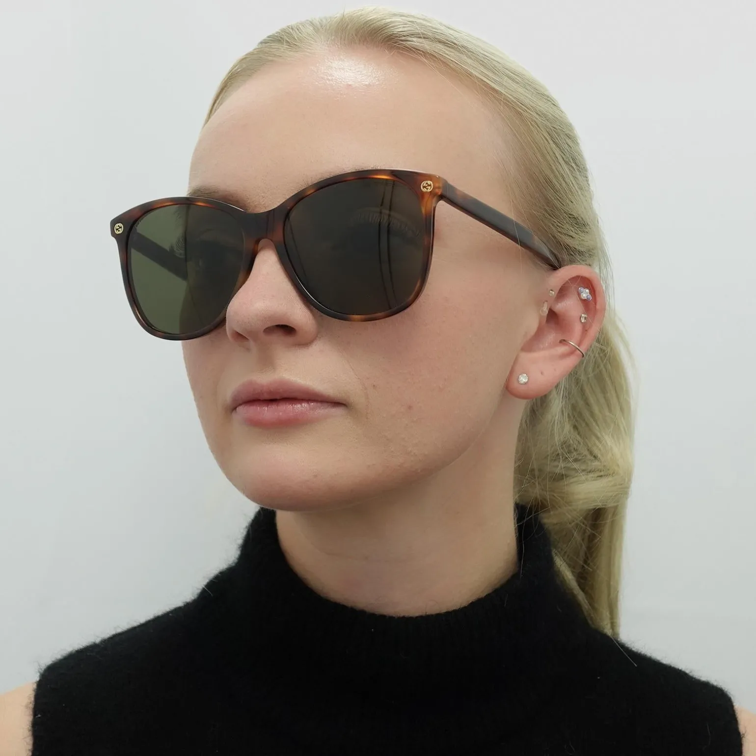 Gucci Sunglasses GG0024S 002 Havana Brown