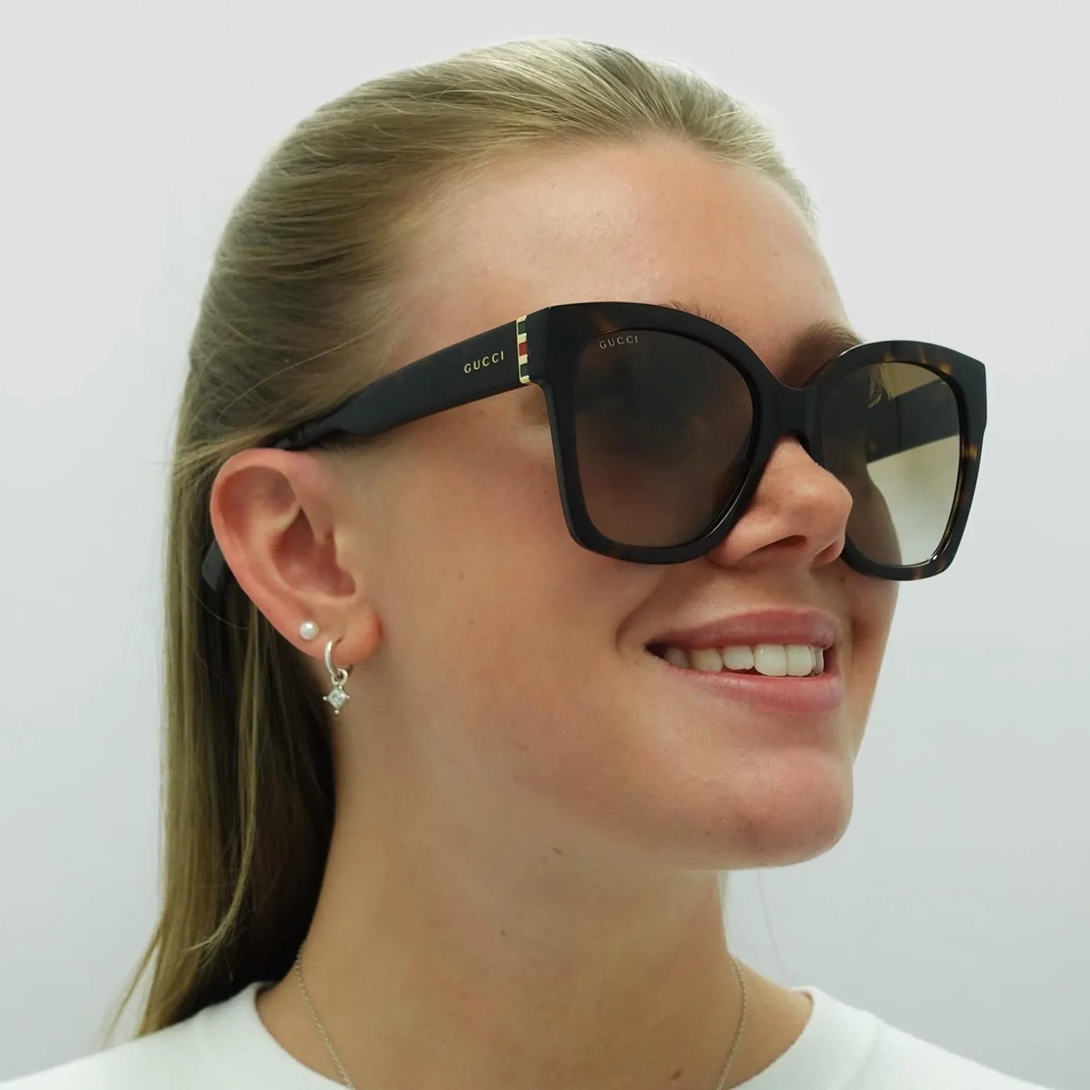 Gucci Sunglasses GG0459S 002 Havana Brown Gradient