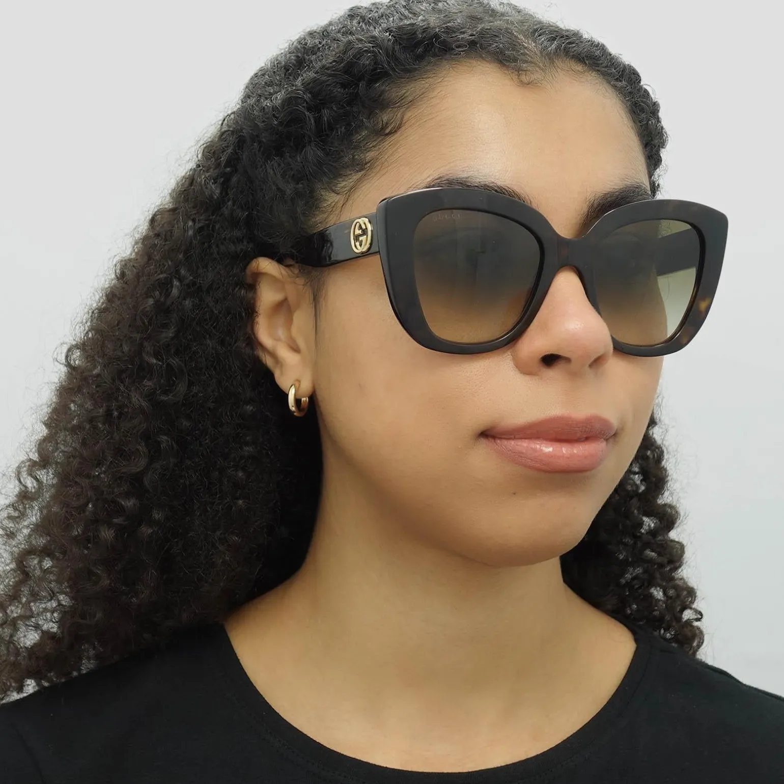 Gucci Sunglasses GG0327S 002 Havana Brown Gradient