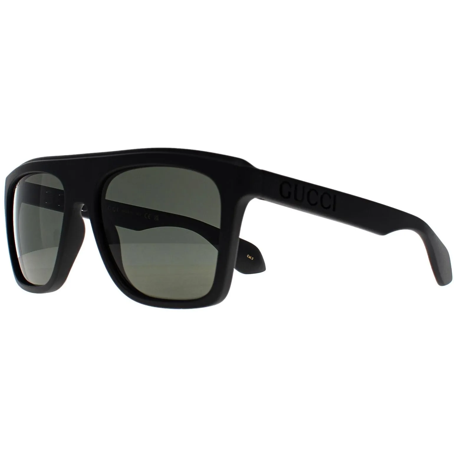 Gucci Sunglasses GG1570S 001 Matte Black Grey