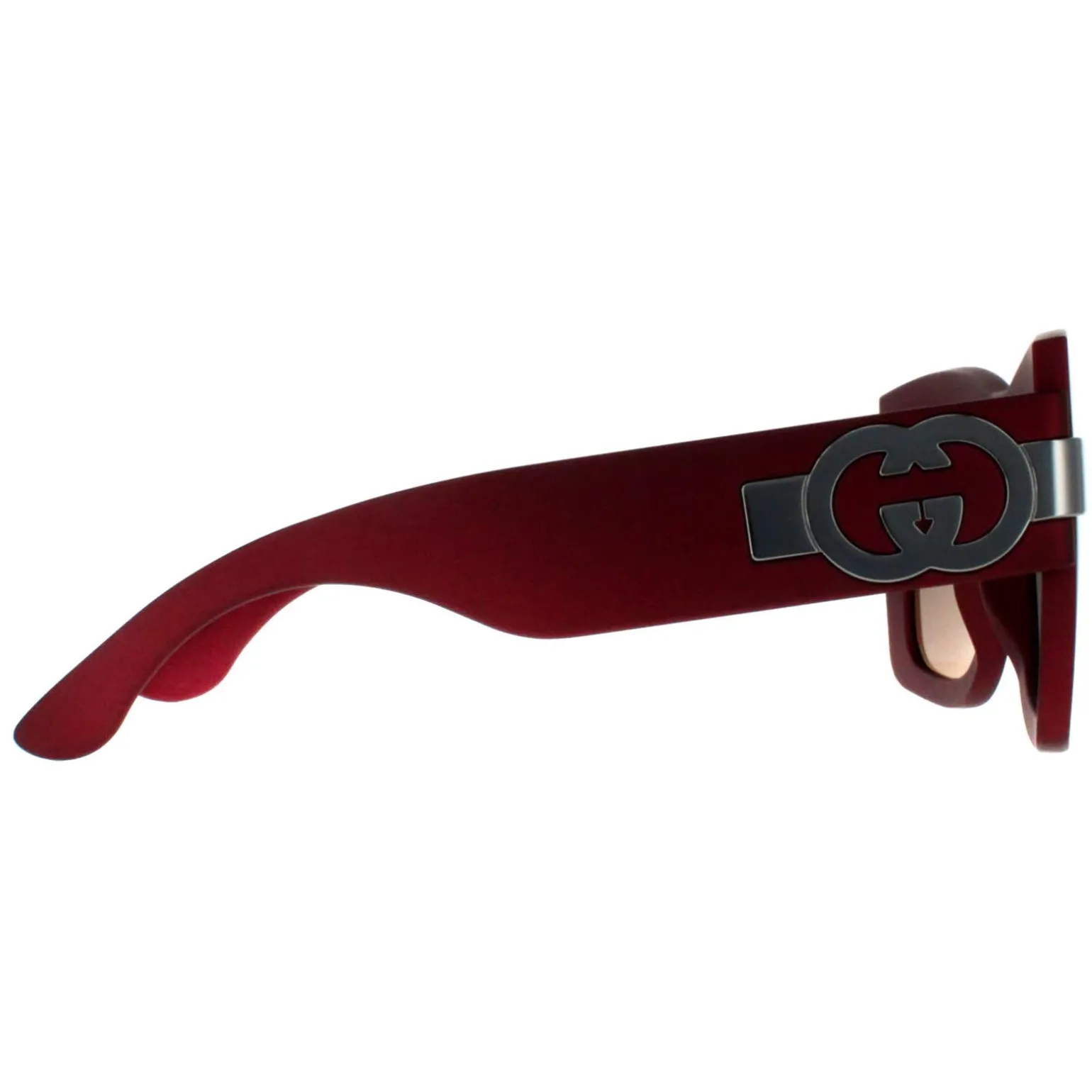 Gucci Sunglasses GG1688S 003 Red with Silver Grey with Light Silver Mi