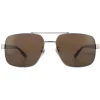 Gucci Sunglasses GG0529S 002 Ruthenium Havana Brown