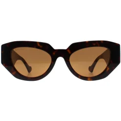 Gucci Sunglasses GG1421S 002 Shiny Dark Havana Brown