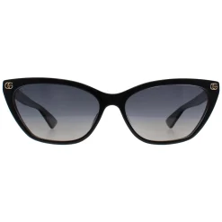 Gucci Sunglasses GG1815S 005 Shiny Black Grey Gradient Polarized