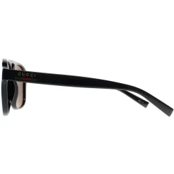 Gucci Sunglasses GG1856S 005 Shiny Black Grey Polarized