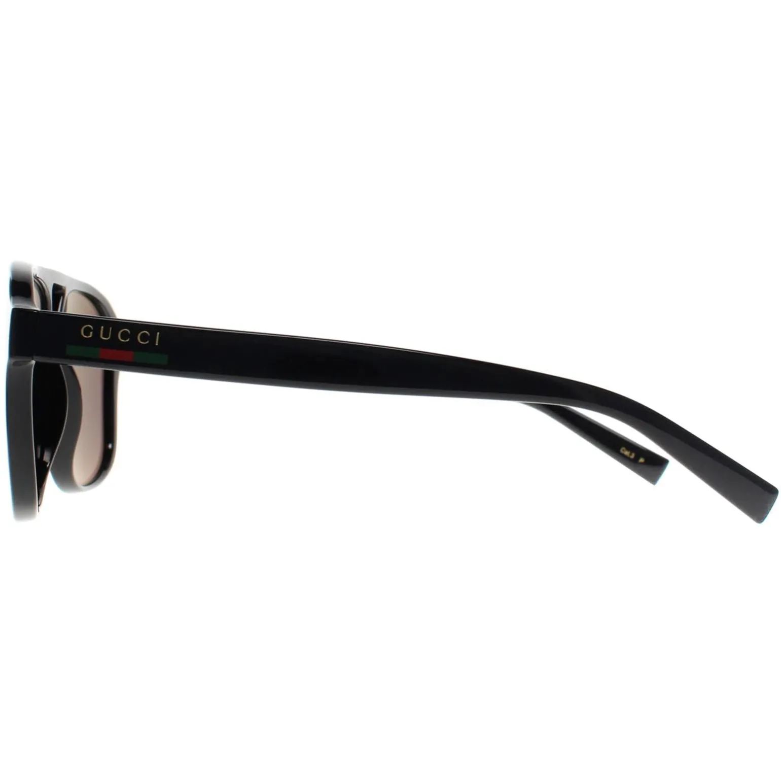 Gucci Sunglasses GG1856S 005 Shiny Black Grey Polarized