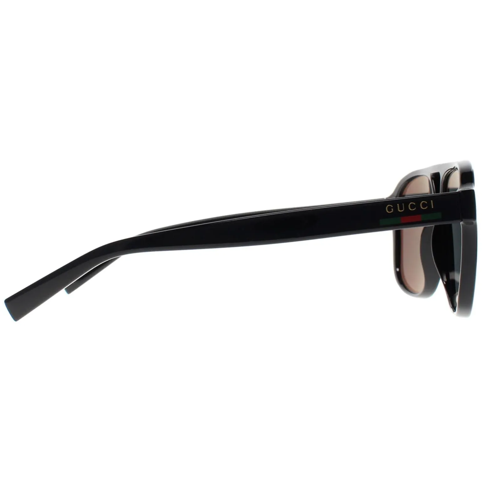 Gucci Sunglasses GG1856S 005 Shiny Black Grey Polarized