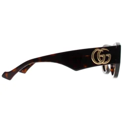Gucci Sunglasses GG1421S 002 Shiny Dark Havana Brown
