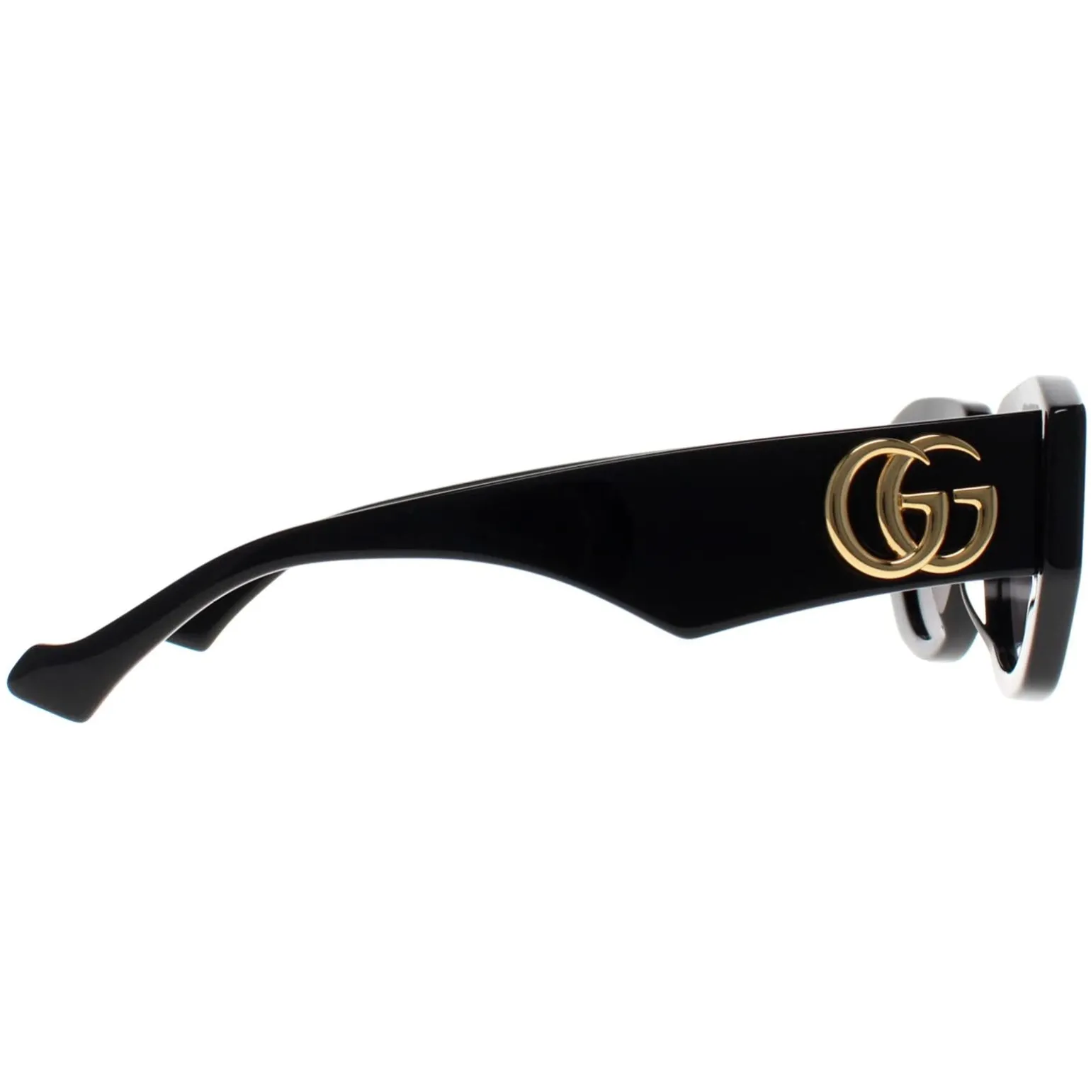 Gucci Sunglasses GG1421S 001 Shiny Black Grey