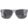 Gucci Sunglasses GG0010S 004 Transparent Grey and Black Grey Polarized