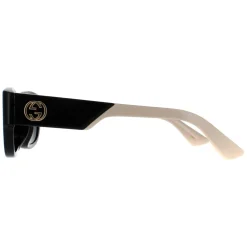 Gucci Sunglasses GG1667SK 001 Black with Ivory Grey