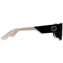 Gucci Sunglasses GG1667SK 001 Black with Ivory Grey