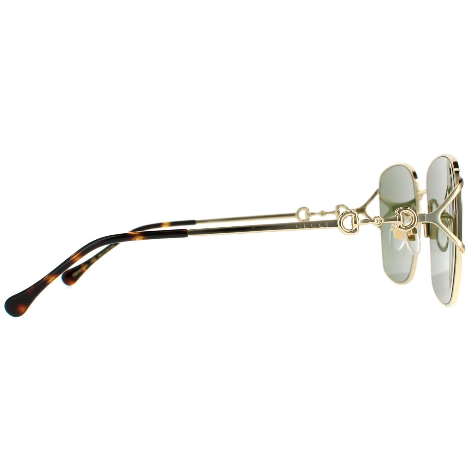Gucci Sunglasses GG1018SK 002 Gold Green