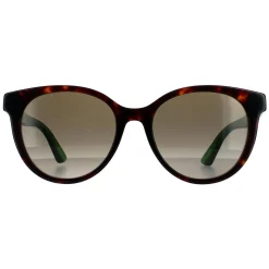 Gucci Sunglasses GG0702SKN 003 Havana With Green and Red Brown Gradien