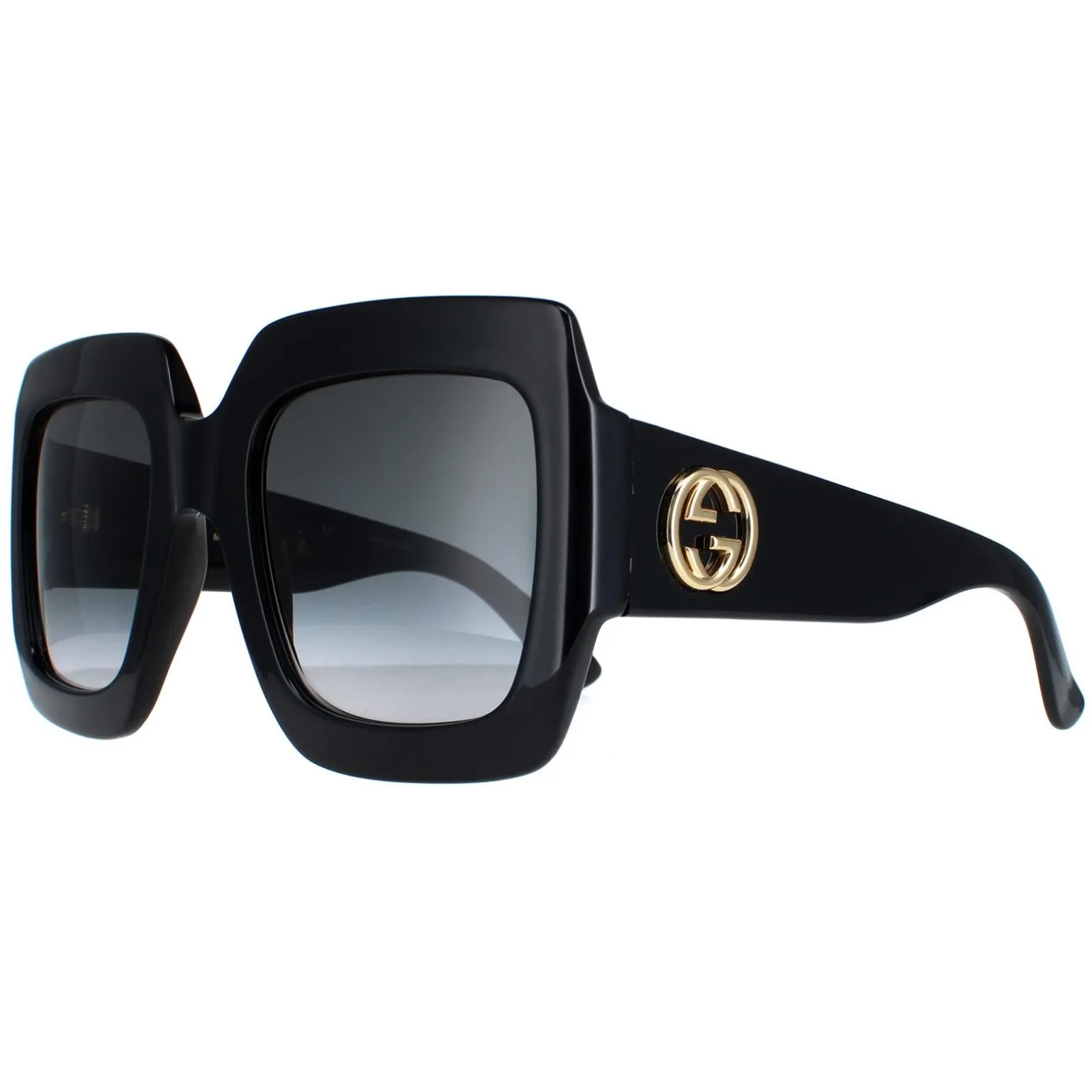 Gucci Sunglasses GG0053SN 001 Black Grey