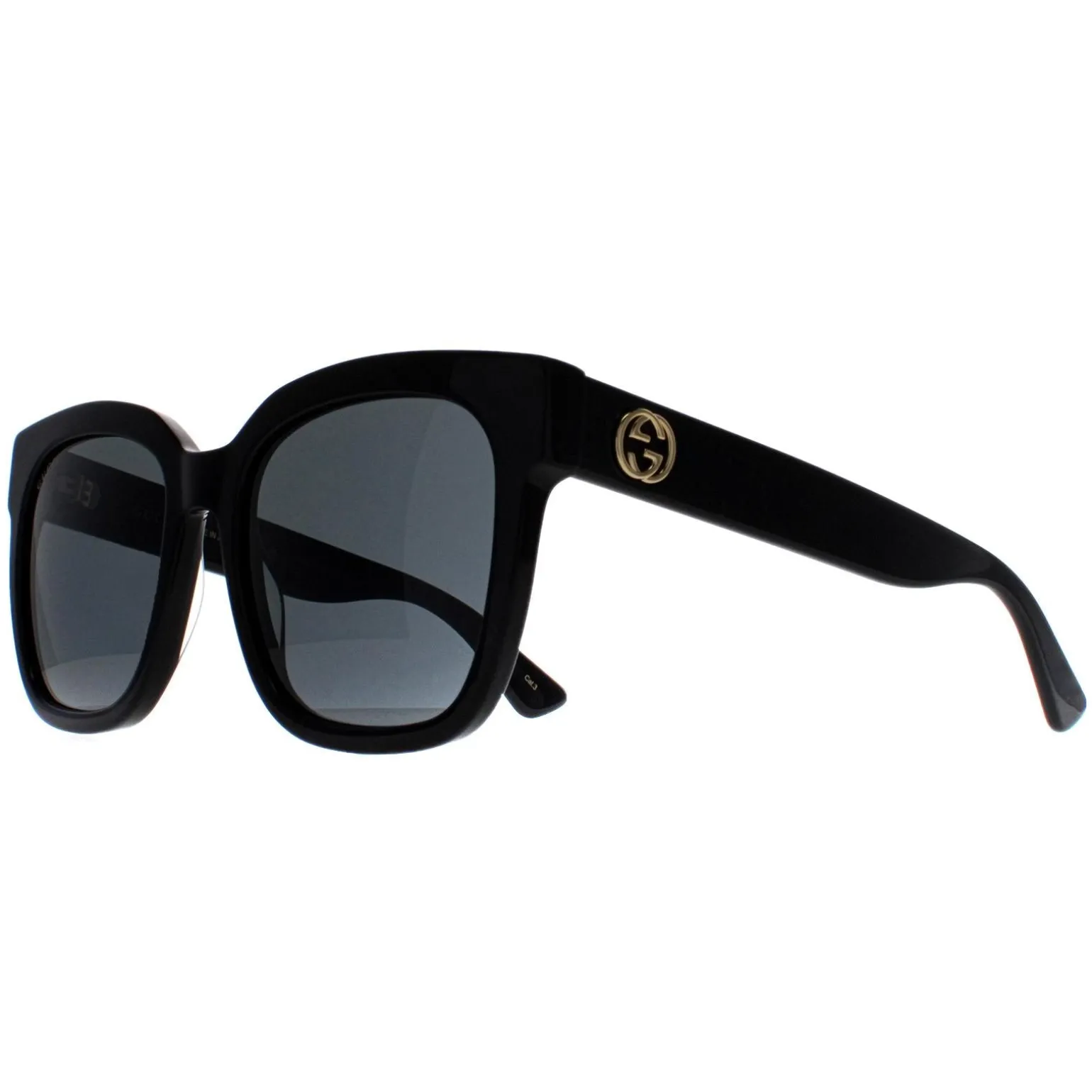 Gucci Sunglasses GG0034SN 001 Black Grey