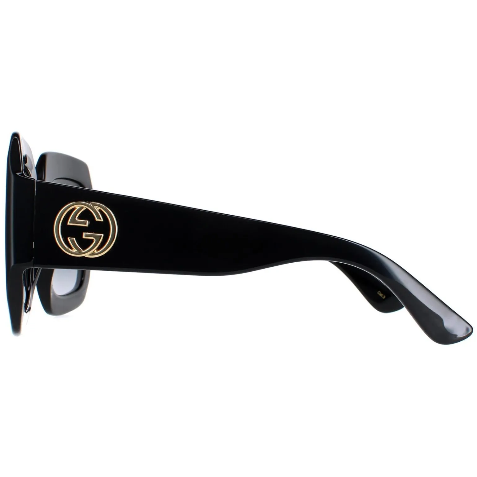 Gucci Sunglasses GG0053SN 001 Black Grey