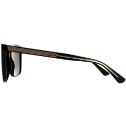 Gucci Sunglasses GG0381SN 007 Black Grey Polarized