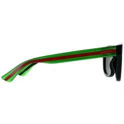 Gucci Sunglasses GG0003SN 006 Black Green Grey Grey