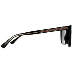 Gucci Sunglasses GG0381SN 007 Black Grey Polarized
