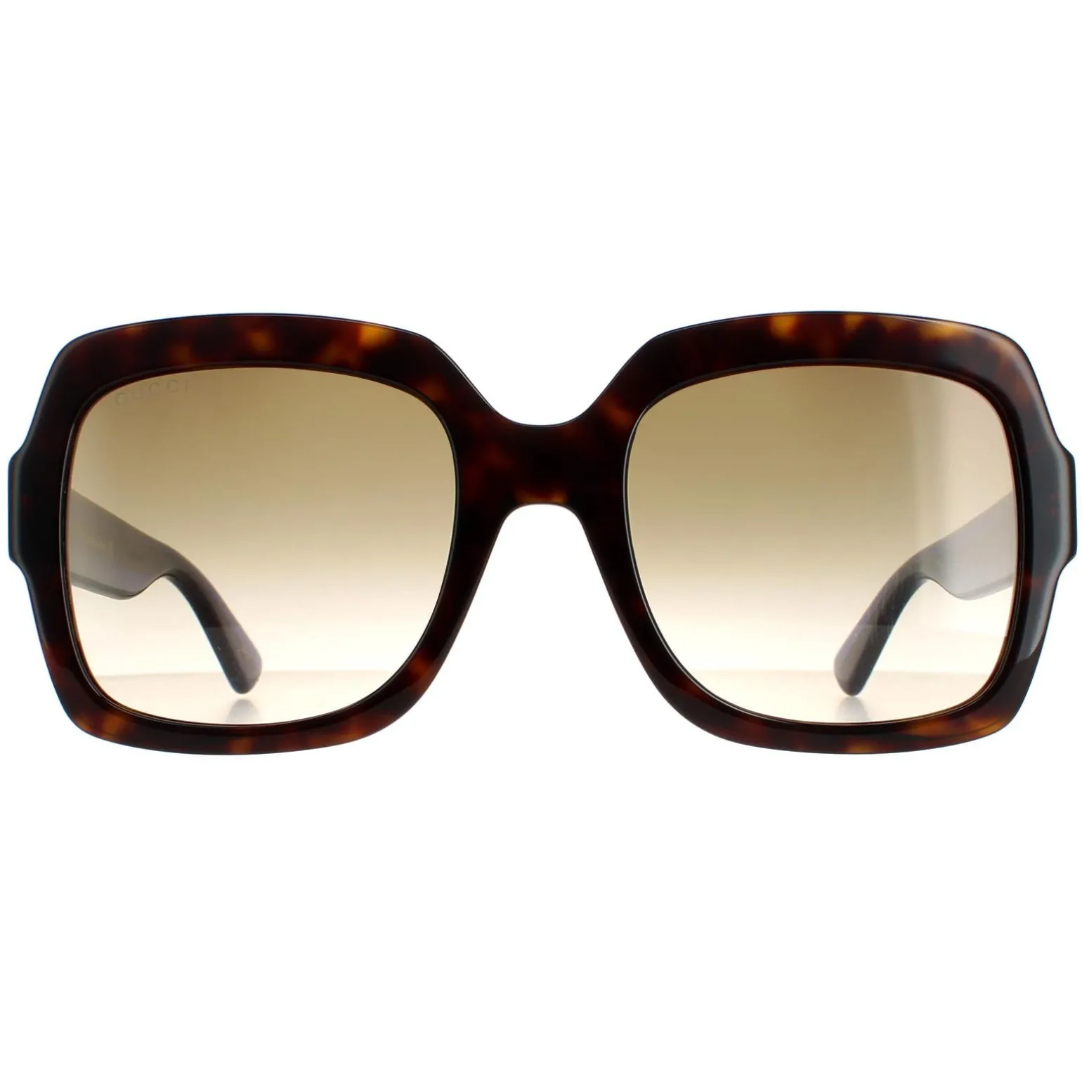 Gucci Sunglasses GG0036SN 004 Havana Glitter Blue and Red Brown Gradie