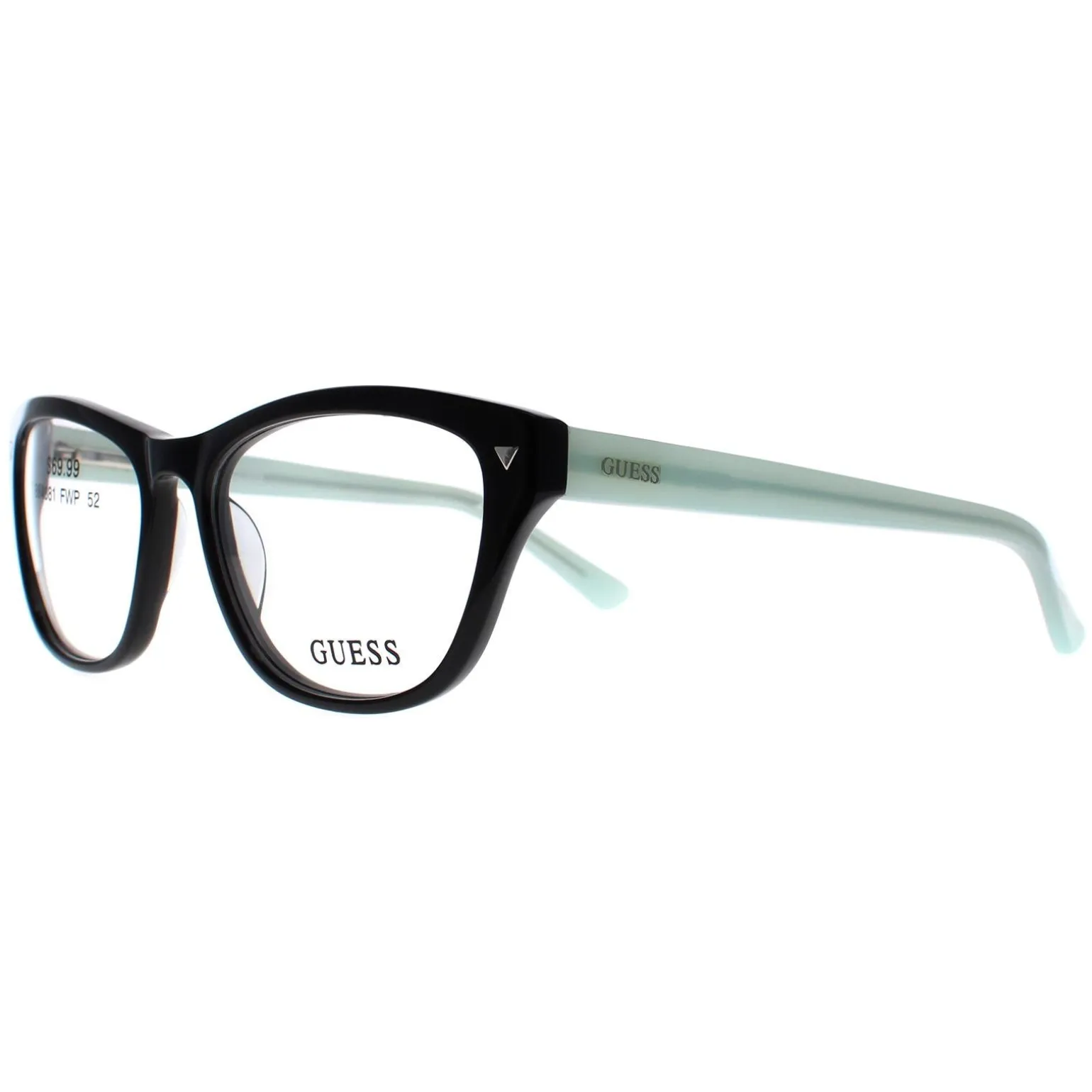 Guess Glasses Frames GU2452 BKBL Black Blue Women
