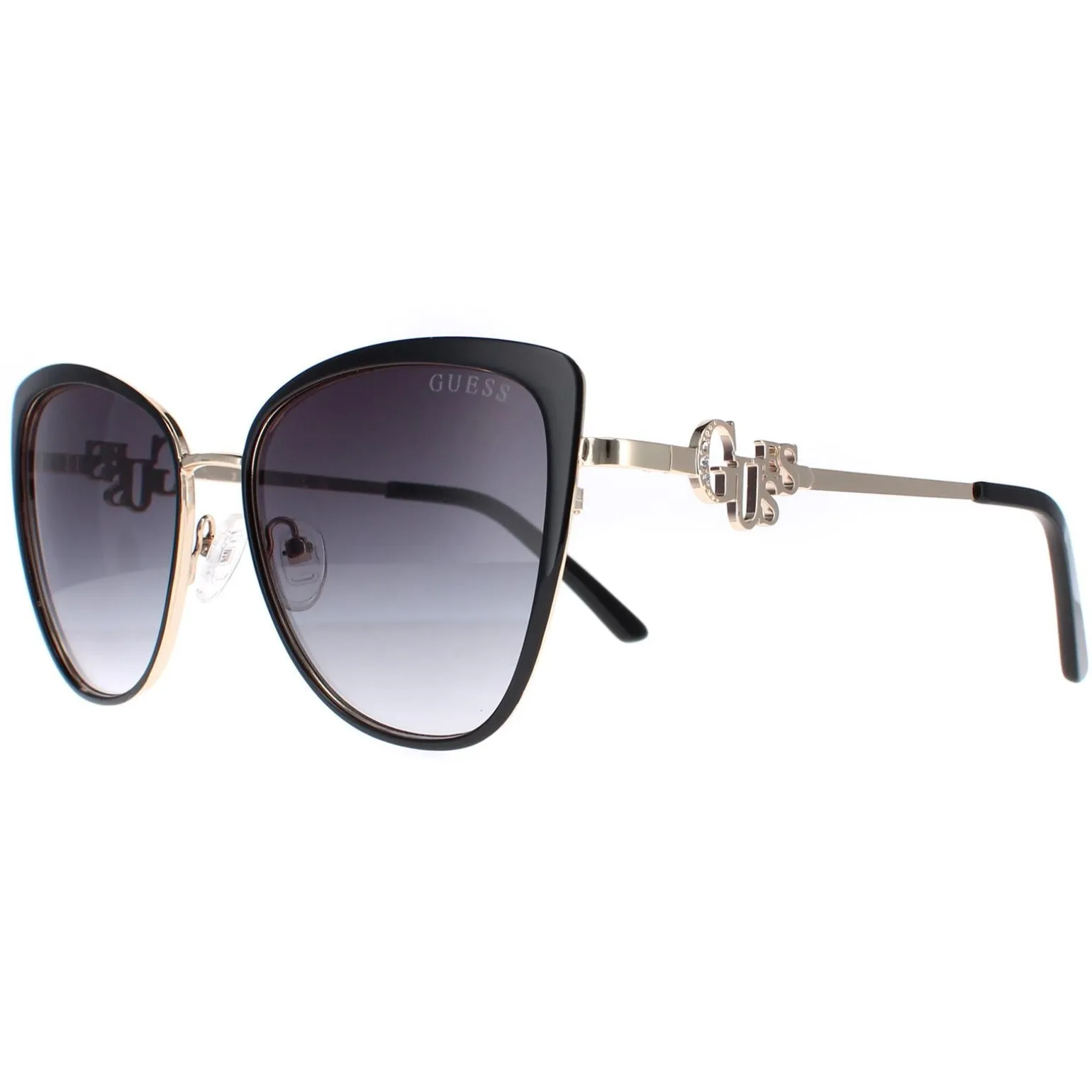 Guess Sunglasses GF6141 01B Black Grey Gradient