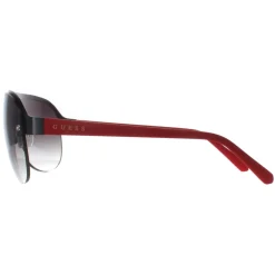 Guess Sunglasses GF0148 02B Black and Red Smoke Gradient