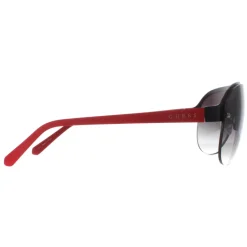 Guess Sunglasses GF0148 02B Black and Red Smoke Gradient