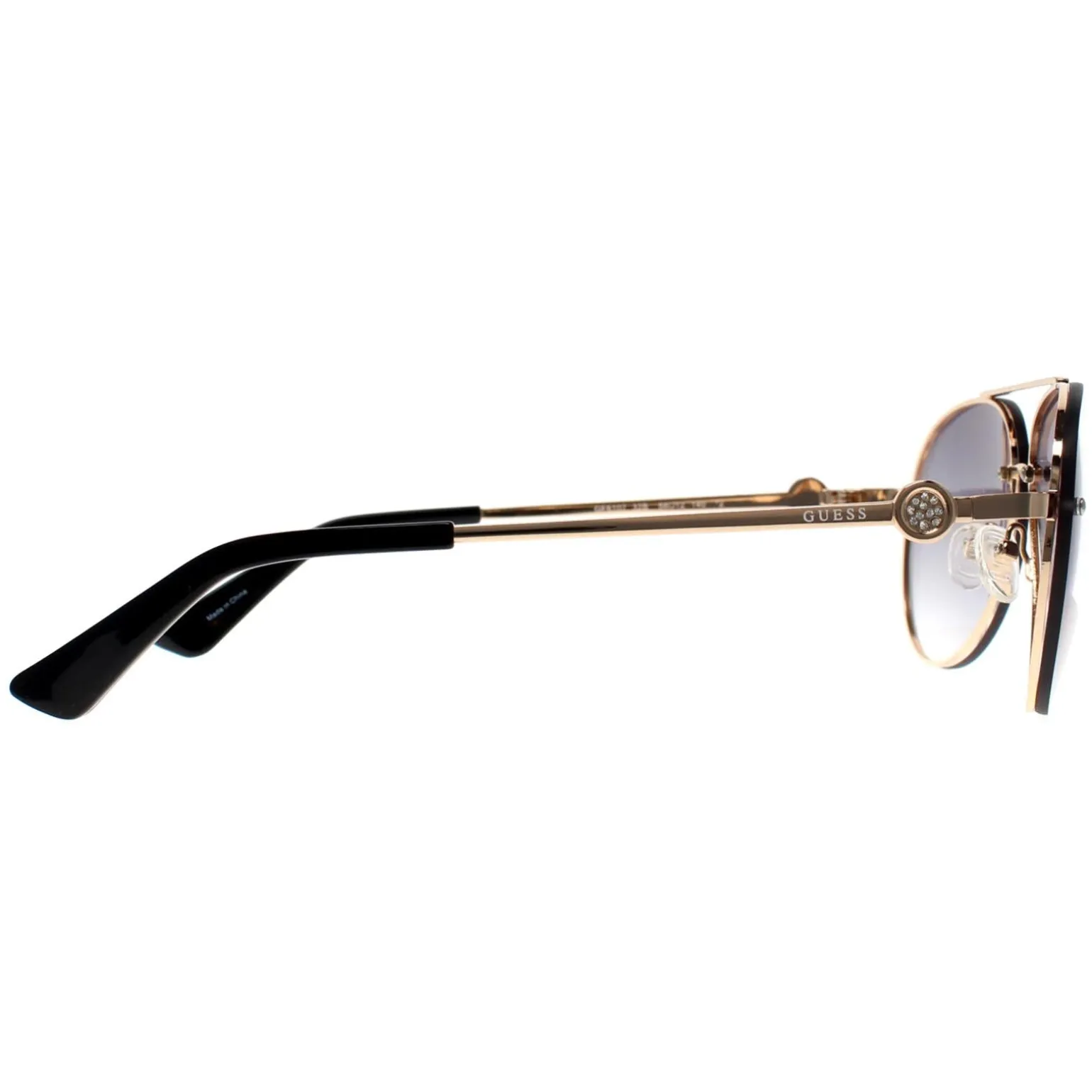 Guess Sunglasses GF6107 32B Gold Grey Gradient