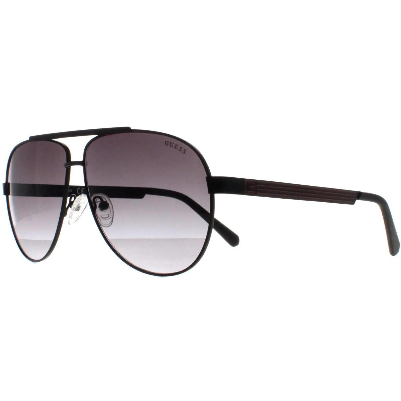 Guess Sunglasses GF5096 02B Matte Black Smoke Grey Gradient