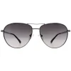 Guess Sunglasses GF6157 10B Shiny Light Nickeltin Grey Gradient