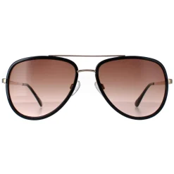 Guess Sunglasses GF0417 01B Shiny Black Smoke Gradient