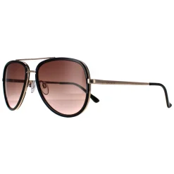 Guess Sunglasses GF0417 01B Shiny Black Smoke Gradient
