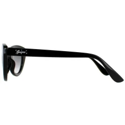 Guess Sunglasses GF0402 01B Shiny Black Smoke Gradient