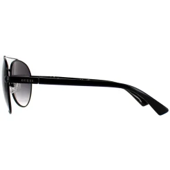 Guess Sunglasses GF0221 01B Shiny Black Smoke Gradient
