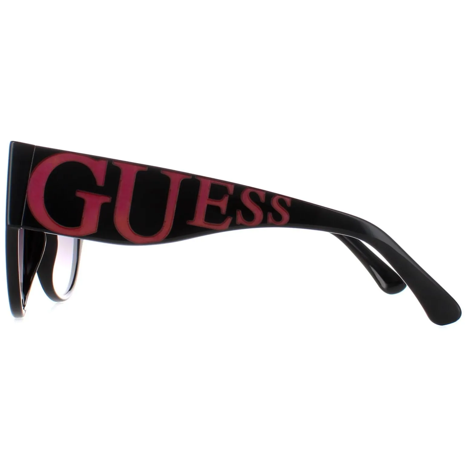 Guess Sunglasses GF6118 01B Shiny Black Smoke Gradient