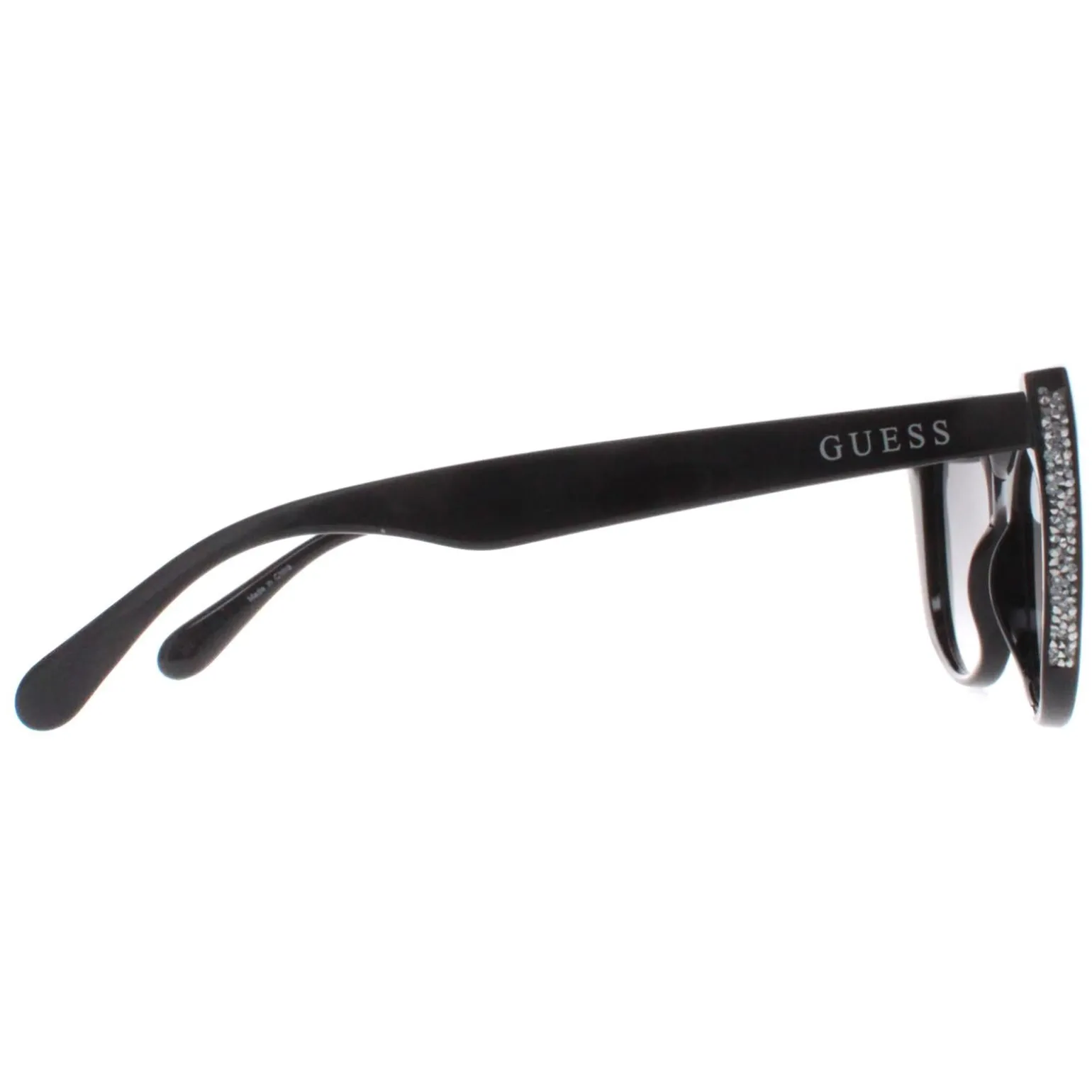 Guess Sunglasses GF0422 01B Shiny Black Smoke Gradient