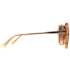 Guess Sunglasses GF0396 57B Shiny Beige Smoke Gradient