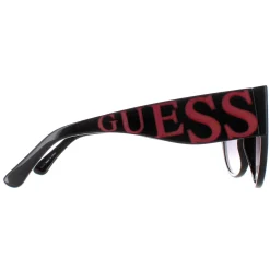 Guess Sunglasses GF6118 01B Shiny Black Smoke Gradient