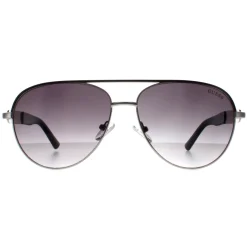 Guess Sunglasses GF0287 06B Silver Black Grey Gradient