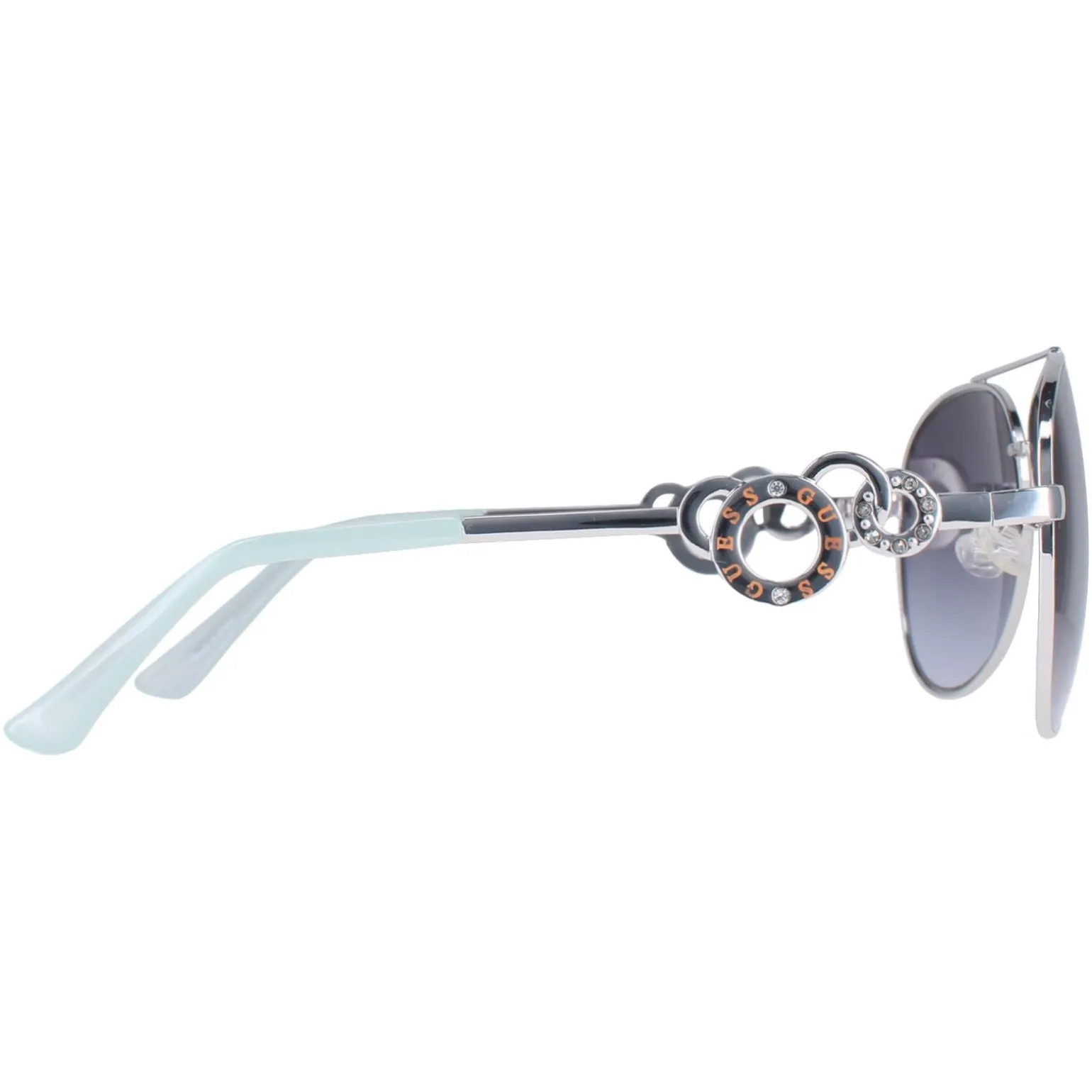 Guess Sunglasses GF0365 10B Silver Grey Gradient