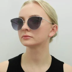 Guess Sunglasses GF0353 10B Silver Grey Gradient