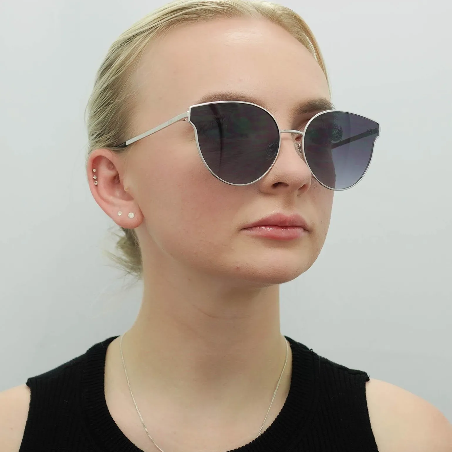 Guess Sunglasses GF0353 10B Silver Grey Gradient