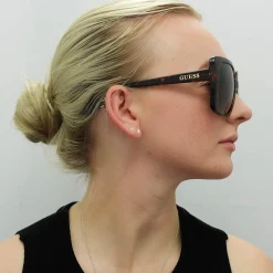 Guess Sunglasses GF6142 52F Black Brown Gradient